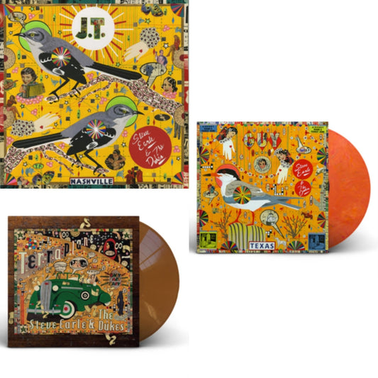 J.T. (150G) & Terraplane (Transparent Gold LP Vinyl) & Guy (2LP/Orange & Red Swirl Vinyl)