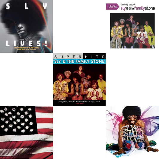 Sly Lives! (Aka The Burden Of Black Genius) (Ost) & There's A Riot Goin On & Super Hits & Playlist: Very Best Of Sly & Family Stone & Higher (Highlights)