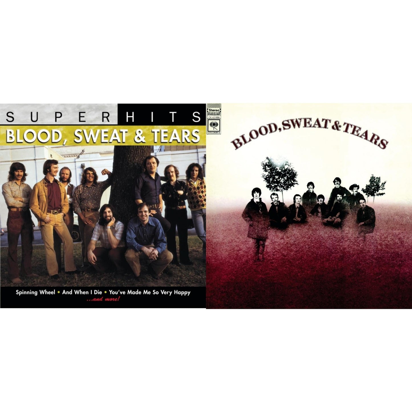 This is a 2 CD SKU bundle.
1.This CD is brand new.Format: CDMusic Style: Blues RockThis item's title is: Super HitsArtist:  Sweat & Tears BloodLabel: Sony BMG Music EntertainmentBarcode: 886970546324Release Date: 12/26/2006
2.This CD is brand new.