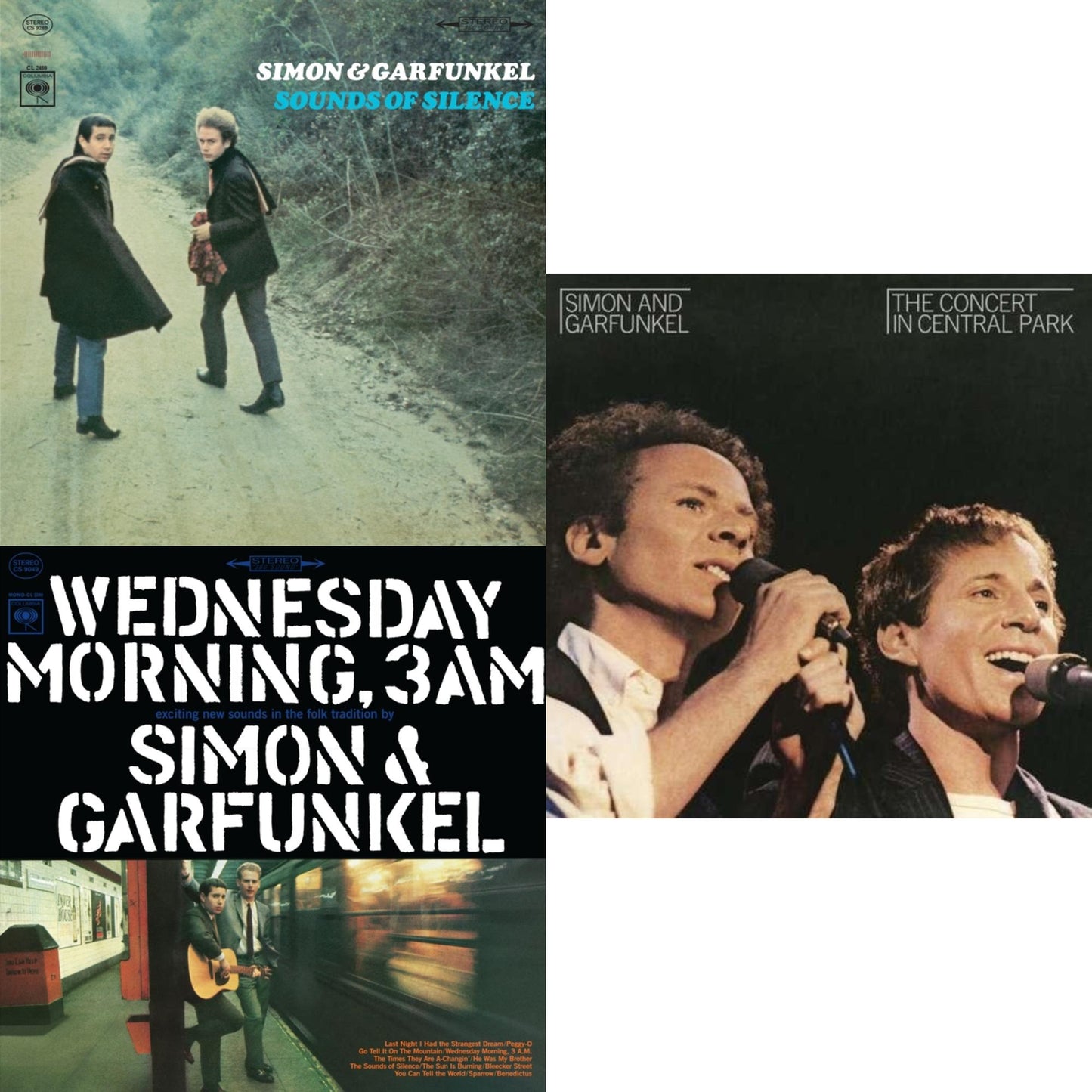 Sounds Of Silence (180G LP Vinyl/ Dl Insert) & Wednesday Morning, 3 A.M. (180G LP Vinyl/ Dl Insert) & Concert In Central Park (2LP/180G/Dl Card/Gatefold)