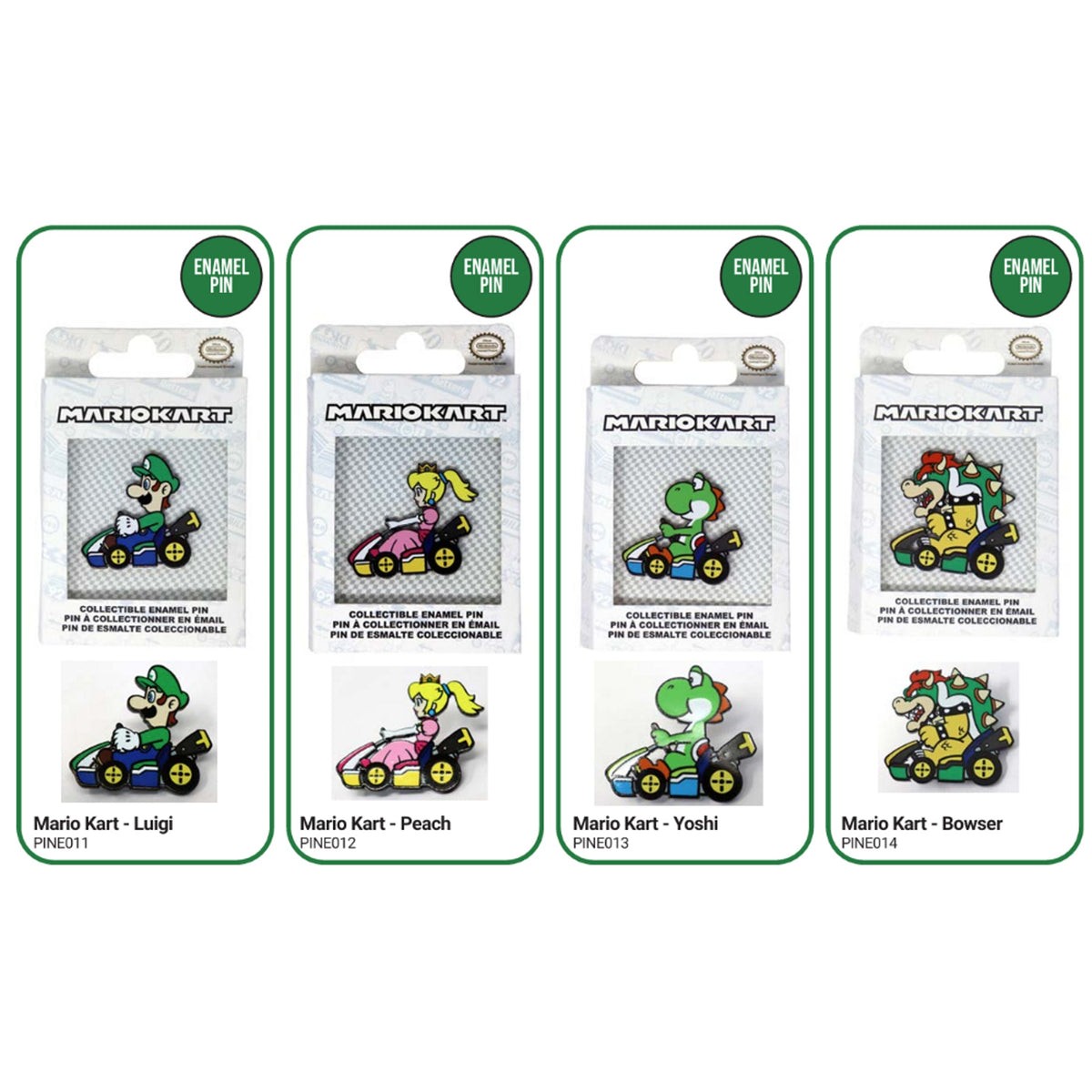 Enamel Pin CDU: Mario Kart - Display (10)