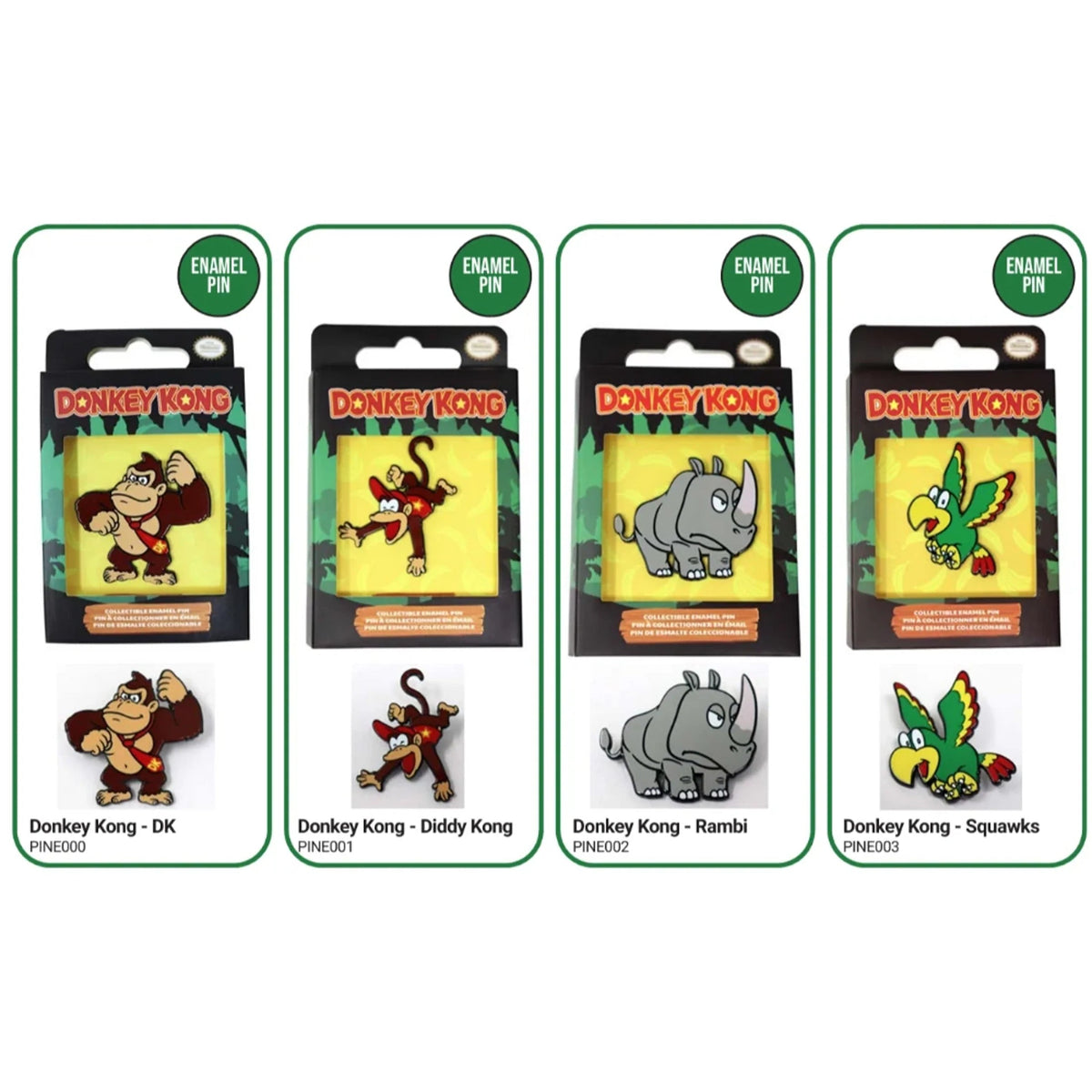 Enamel Pin CDU: Donkey Kong - Display (10) 