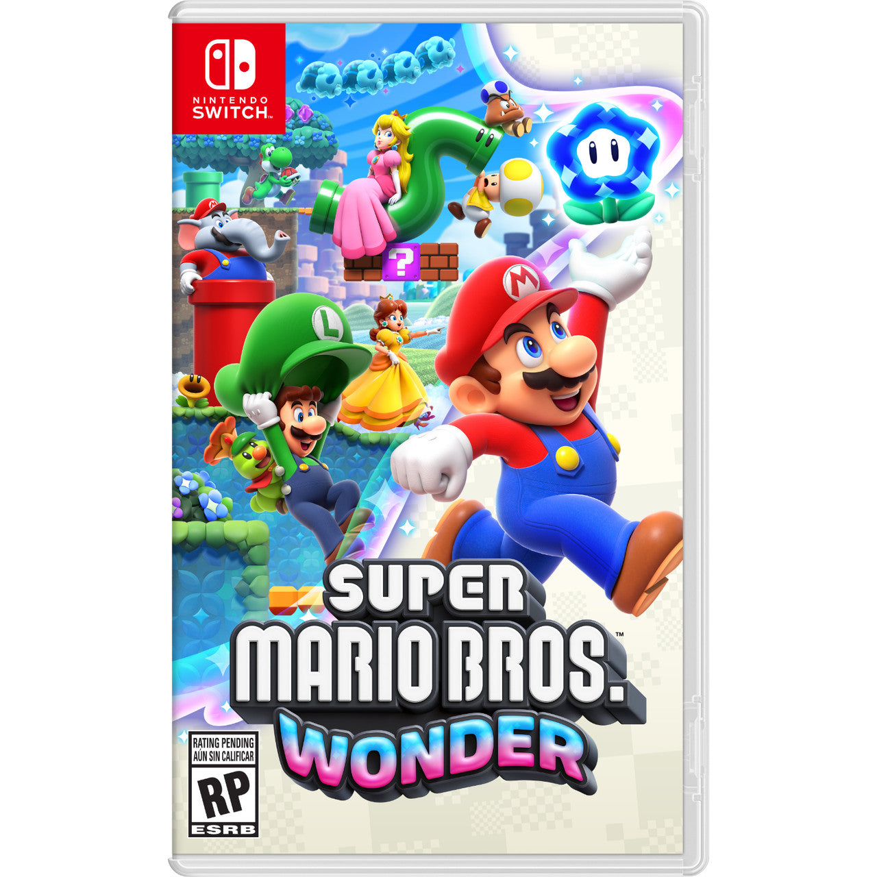 This is brand new.Find wonder in the next evolution of Mario fun
 
 Classic Mario side-scrolling gameplay is turned on its head with the addition of Wonder Flowers.