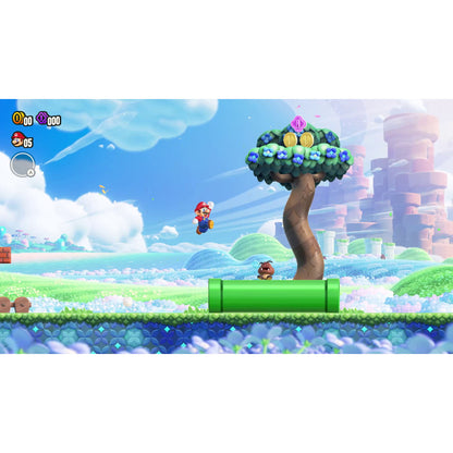 This is brand new.Find wonder in the next evolution of Mario fun
 
 Classic Mario side-scrolling gameplay is turned on its head with the addition of Wonder Flowers.