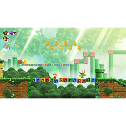 This is brand new.Find wonder in the next evolution of Mario fun
 
 Classic Mario side-scrolling gameplay is turned on its head with the addition of Wonder Flowers.