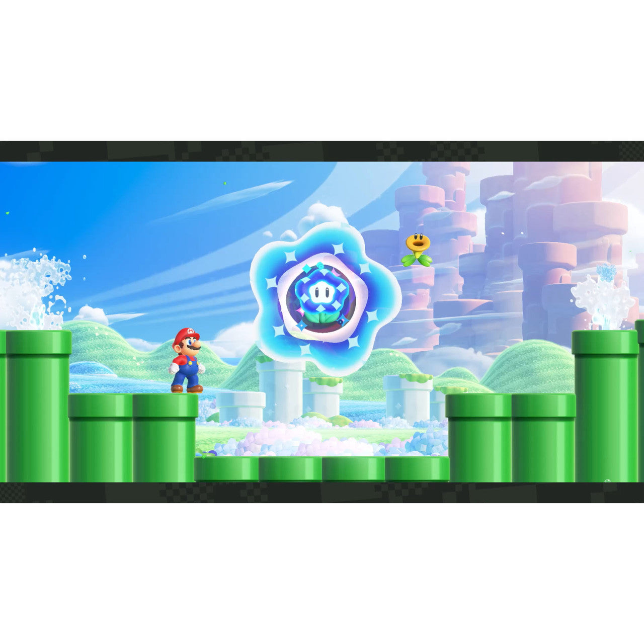 This is brand new.Find wonder in the next evolution of Mario fun
 
 Classic Mario side-scrolling gameplay is turned on its head with the addition of Wonder Flowers.