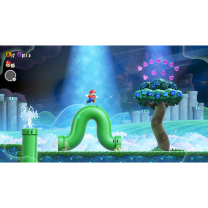 This is brand new.Find wonder in the next evolution of Mario fun
 
 Classic Mario side-scrolling gameplay is turned on its head with the addition of Wonder Flowers.