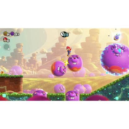 This is brand new.Find wonder in the next evolution of Mario fun
 
 Classic Mario side-scrolling gameplay is turned on its head with the addition of Wonder Flowers.