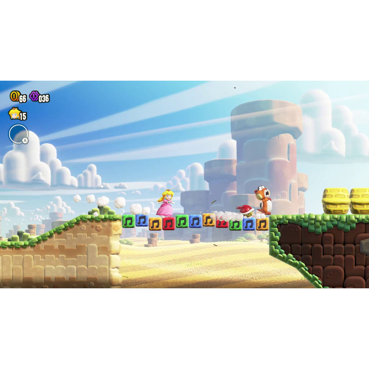 This is brand new.Find wonder in the next evolution of Mario fun
 
 Classic Mario side-scrolling gameplay is turned on its head with the addition of Wonder Flowers.