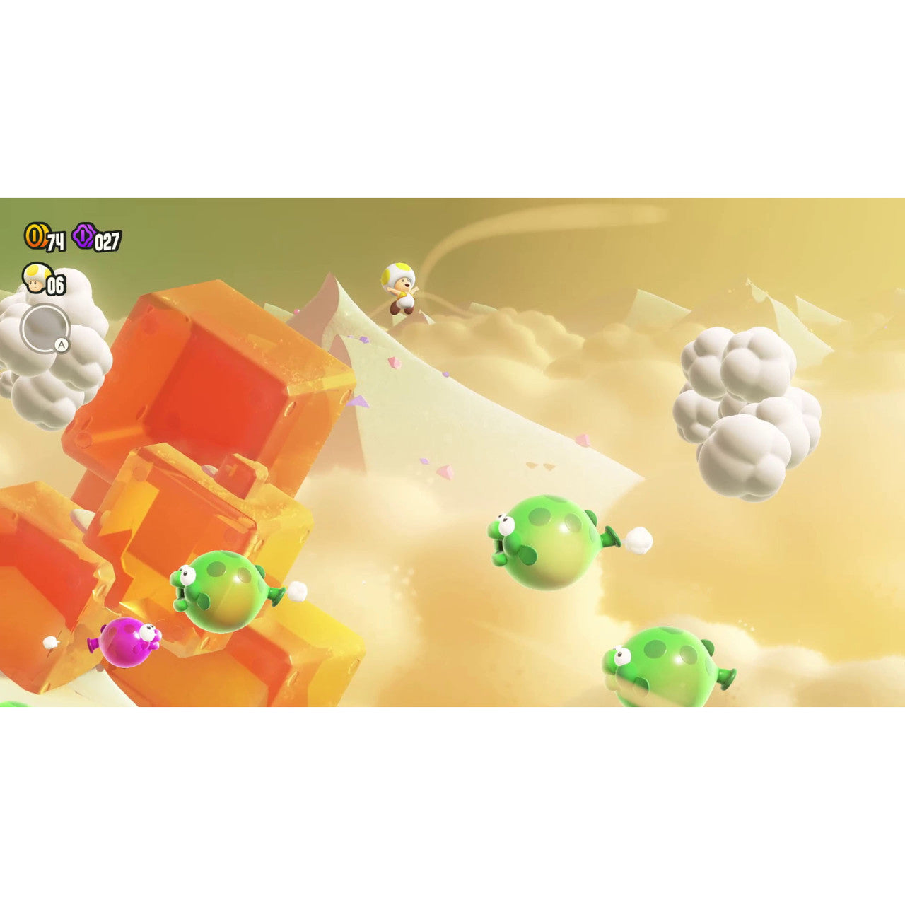 This is brand new.Find wonder in the next evolution of Mario fun
 
 Classic Mario side-scrolling gameplay is turned on its head with the addition of Wonder Flowers.