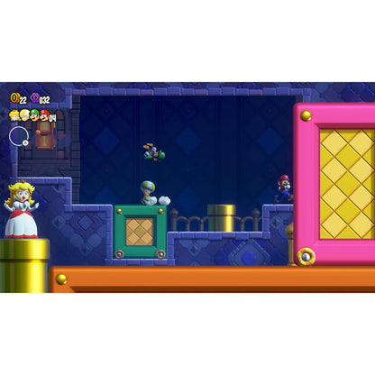 This is brand new.Find wonder in the next evolution of Mario fun
 
 Classic Mario side-scrolling gameplay is turned on its head with the addition of Wonder Flowers.