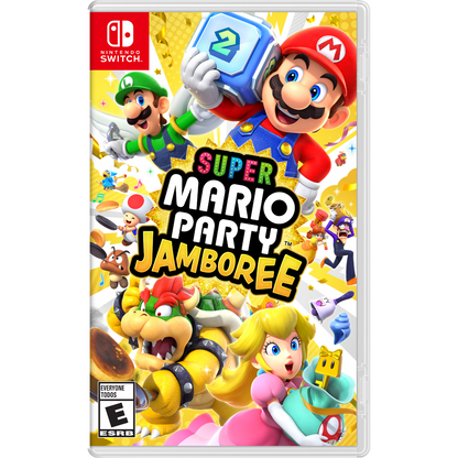 This is brand new.Join the latest Mario Party, a jamboree of seven boards and over 110 minigames  From running through merry-go-rounds to motion-control minigolf, this jamboree is jam-packed with more minigames than any Mario Party™ game to date.