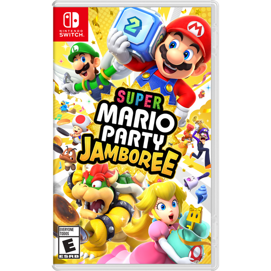 This is brand new.Join the latest Mario Party, a jamboree of seven boards and over 110 minigames  From running through merry-go-rounds to motion-control minigolf, this jamboree is jam-packed with more minigames than any Mario Party™ game to date.