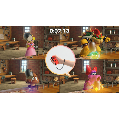 This is brand new.Join the latest Mario Party, a jamboree of seven boards and over 110 minigames  From running through merry-go-rounds to motion-control minigolf, this jamboree is jam-packed with more minigames than any Mario Party™ game to date.