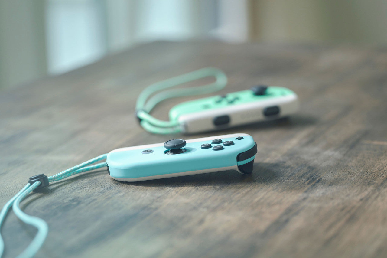 This is brand new.Explore a unique world with this Nintendo Switch Animal Crossing: New Horizons Edition console. The green and blue Joy-Con controllers offer precise control and work separately for versatile options, while the white dock lets you enjoy hours of immersive gaming. With a 6.