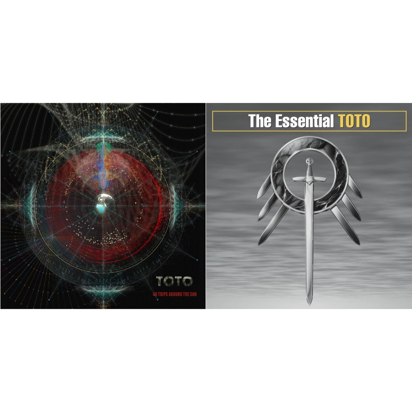 This is a 2 CD SKU bundle.
1.This CD is brand new.Format: CDThis item's title is: 40 Trips Around The Sun: Greatest HitsArtist: TotoLabel: LEGACYBarcode: 889854699123Release Date: 2/9/2018
2.This CD is brand new.