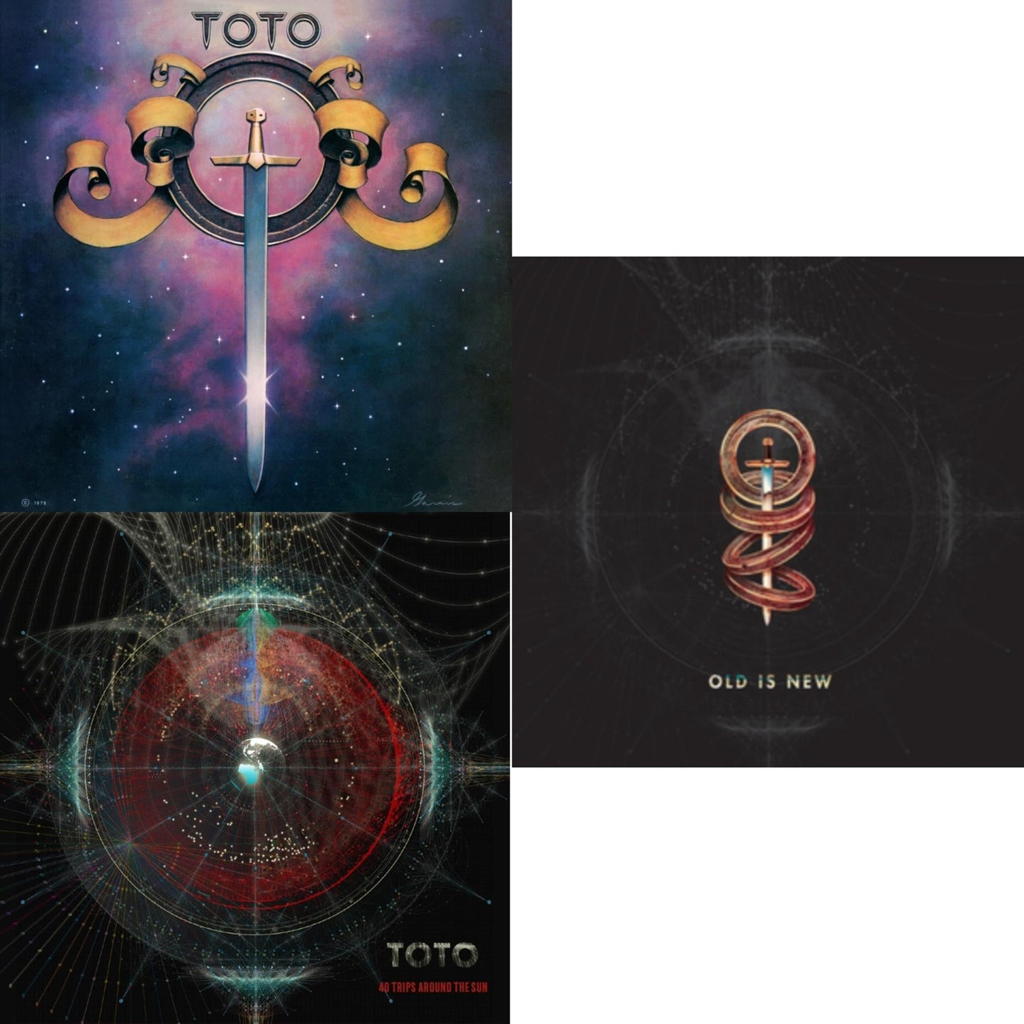 Toto (140G/Dl Insert) & 40 Trips Around The Sun: Greatest Hits (2LP/150G/Dl Card) & Old Is New (140G/Dl Insert)