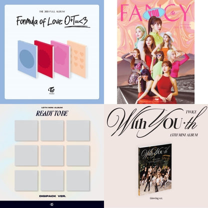 This is a 4 CD SKU bundle.
1.This CD is brand new.Format: CDThis item's title is: With You-Th (Glowing Ver.)Artist: TwiceBarcode: 196922745478Release Date: 2/23/2024
2.This CD is brand new.