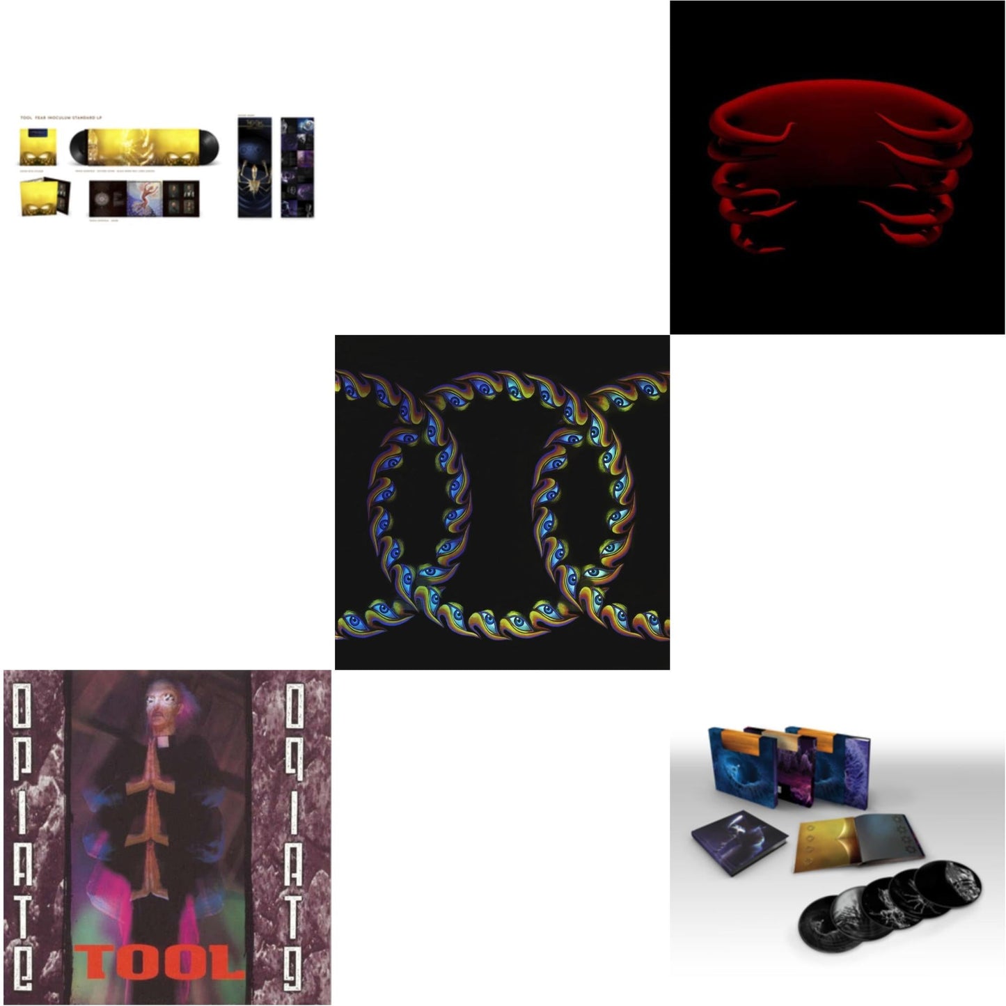 This is a 5 LP Vinyl SKU bundle.
1.This LP Vinyl is brand new.Format: LP VinylMusic Style: Prog RockThis item's title is: Fear Inoculum (3LP/180G)Artist: ToolLabel: RCA RECORDSBarcode: 194399502013Release Date: 8/5/2022
2.This LP Vinyl is brand new.