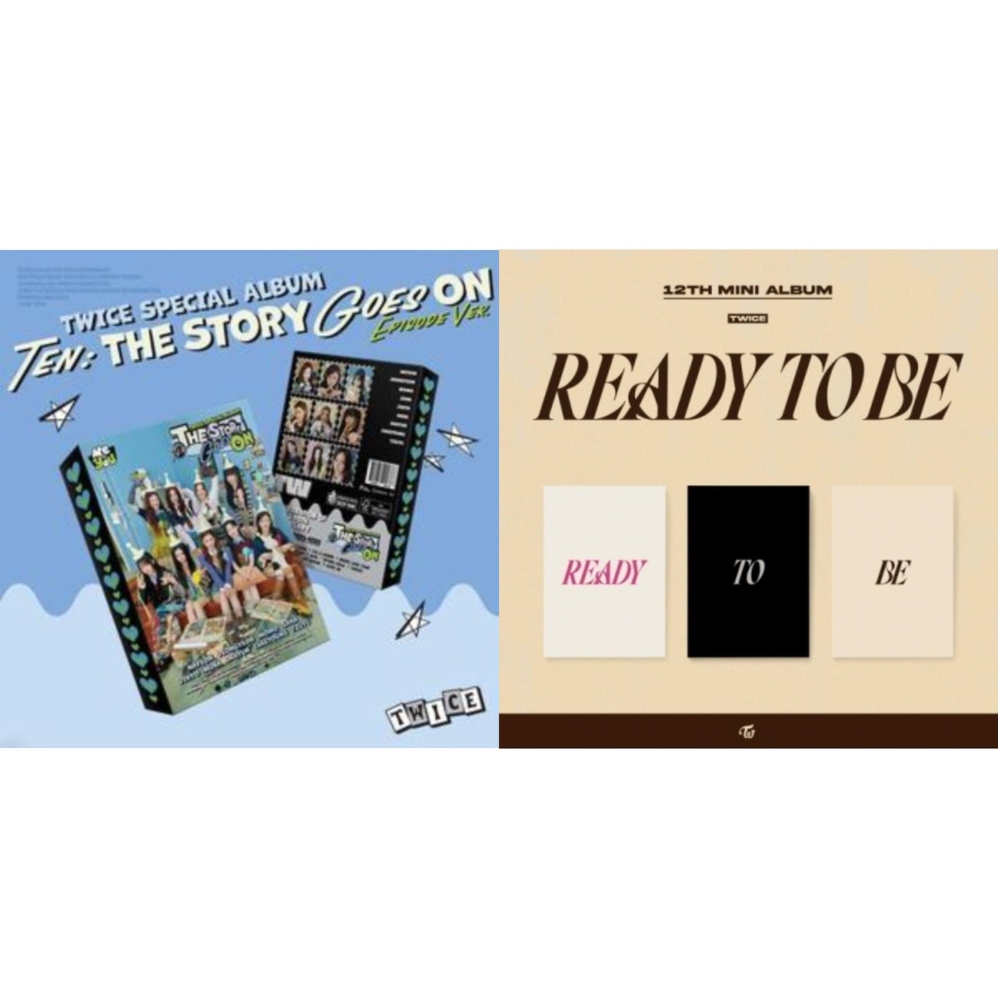 Ten: The Story Goes On (Episode Ver.) & Ready To Be (12Th Mini Album)
