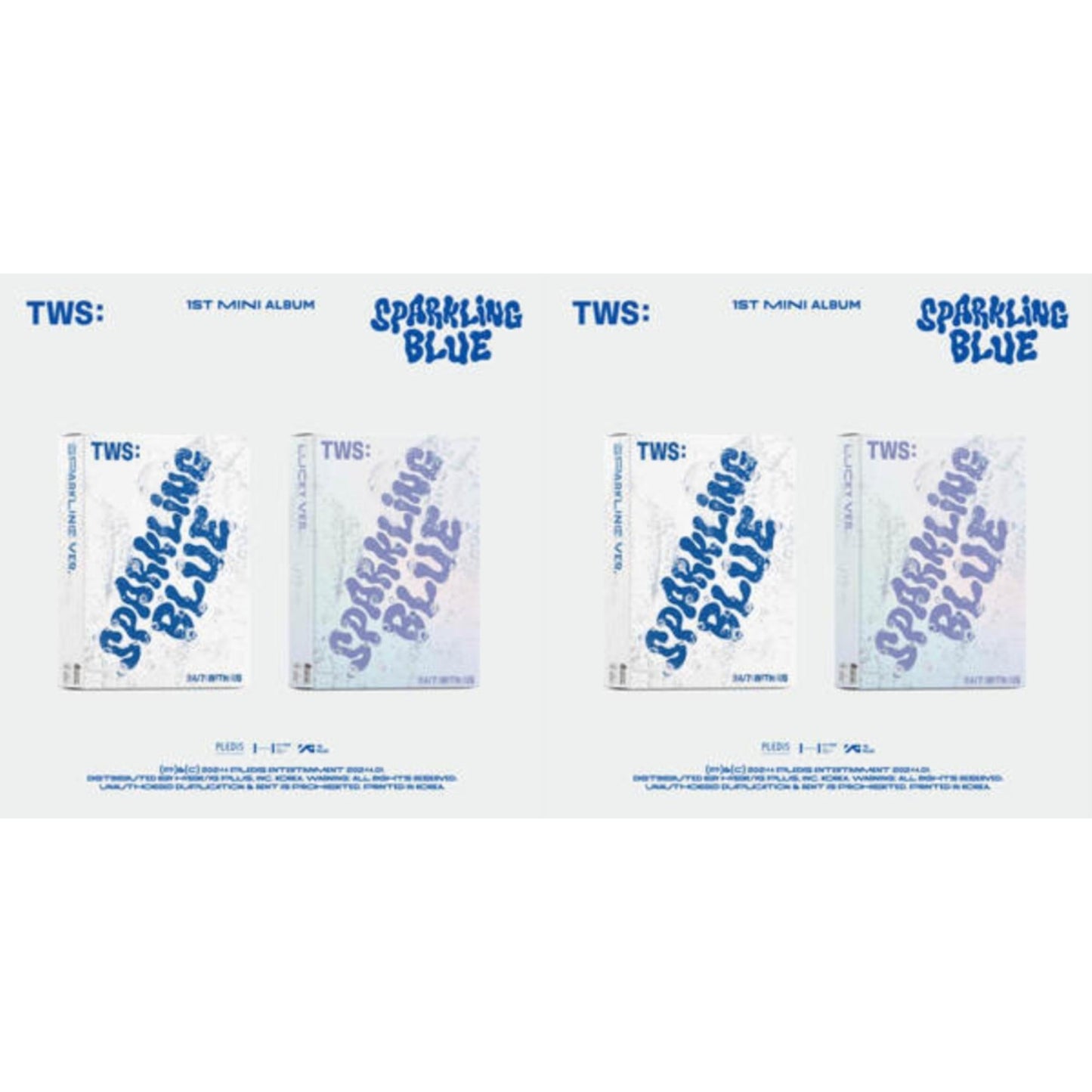This is a 2 CD SKU bundle.
1.This CD is brand new.Format: CDThis item's title is: Sparkling Blue (1St Mini Album) (Sparkling Ver.)Artist: TwsBarcode: 196922712272Release Date: 2/2/2024
2.This CD is brand new.Format: CDThis item's title is: Sparkling Blue (1St Mini Album) (Lucky Ver.
