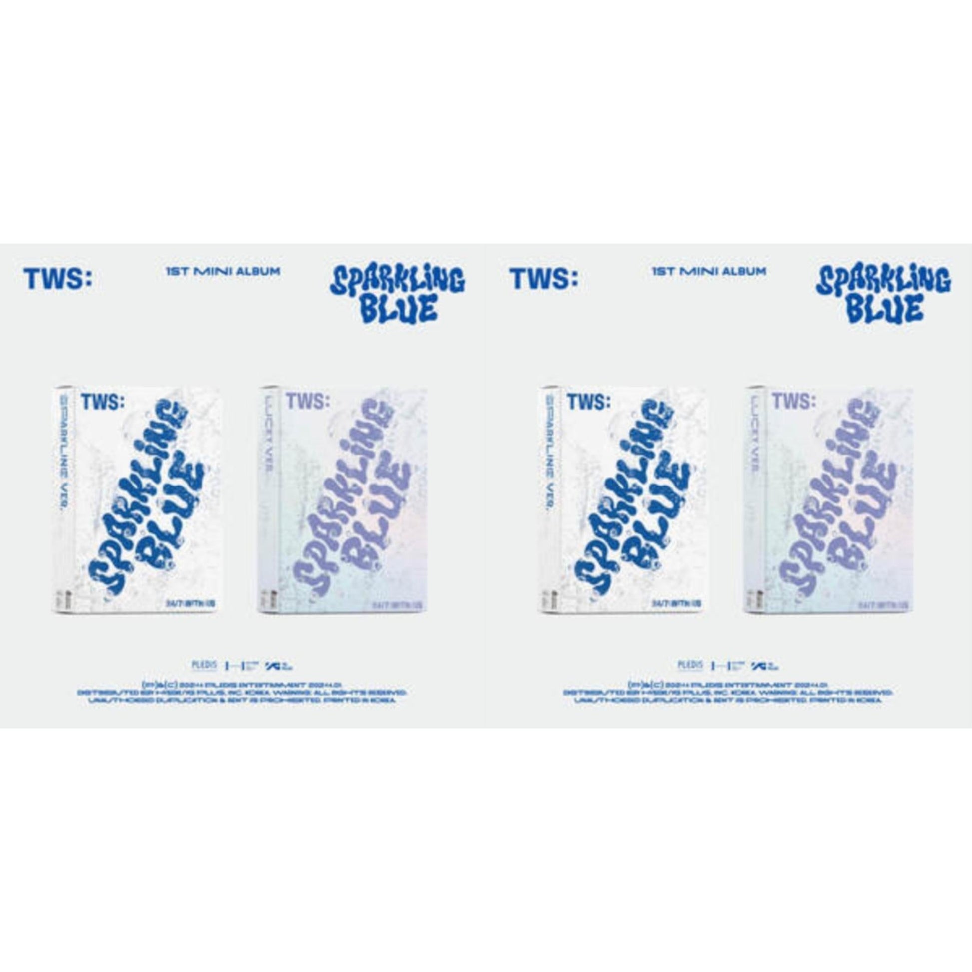 This is a 2 CD SKU bundle.
1.This CD is brand new.Format: CDThis item's title is: Tws 1St Mini Album Sparkling Blue (Lucky Ver.)Artist: TwsBarcode: 196922712289Release Date: 2/2/2024
2.This CD is brand new.