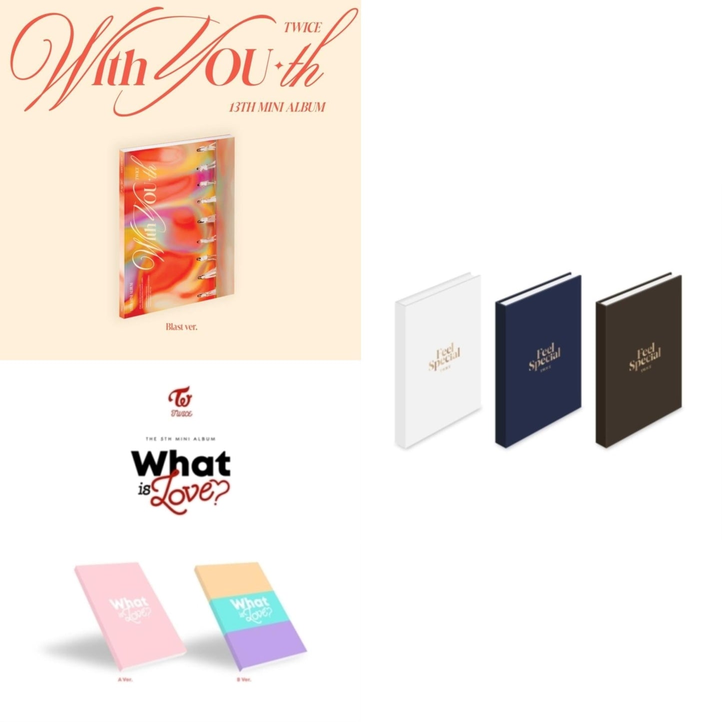 This is a 3 CD SKU bundle.
1.This CD is brand new.Format: CDThis item's title is: With You-Th (Blast Ver.)Artist: TwiceBarcode: 196922745485Release Date: 2/23/2024
2.This CD is brand new.