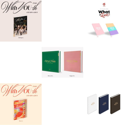 This is a 5 CD SKU bundle.
1.This CD is brand new.Format: CDThis item's title is: With You-Th (Glowing Ver.)Artist: TwiceBarcode: 196922745478Release Date: 2/23/2024
2.This CD is brand new.Format: CDThis item's title is: With You-Th (Blast Ver.