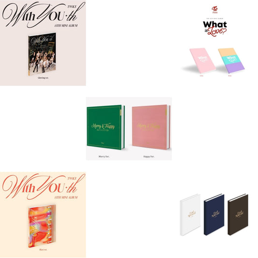 This is a 5 CD SKU bundle.
1.This CD is brand new.Format: CDThis item's title is: With You-Th (Glowing Ver.)Artist: TwiceBarcode: 196922745478Release Date: 2/23/2024
2.This CD is brand new.Format: CDThis item's title is: With You-Th (Blast Ver.