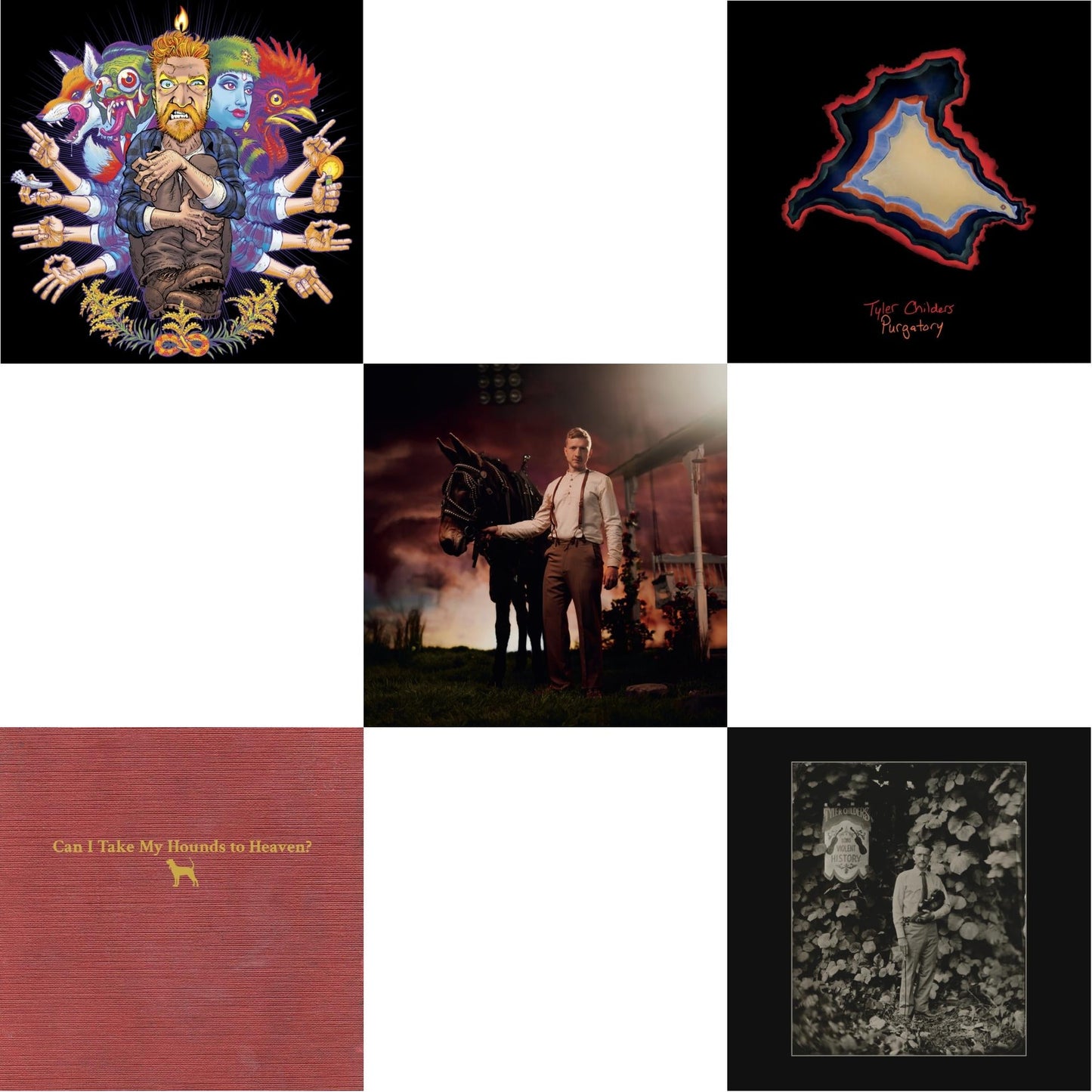 Country Squire (150G/Dl Code) & Long Violent History (140G/Insert) & Can I Take My Hounds To Heaven? (3LP) & Rustin In The Rain & Purgatory