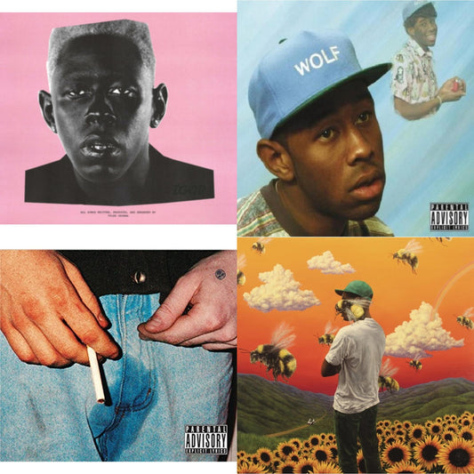 This is a 4 CD SKU bundle.
1.This CD is brand new.Format: CDMusic Style: Contemporary R&BThis item's title is: Igor (X)Artist:  The Creator TylerLabel: A BOY IS A GUN; COLUMBIABarcode: 190759652022Release Date: 8/23/2019
2.This CD is brand new.