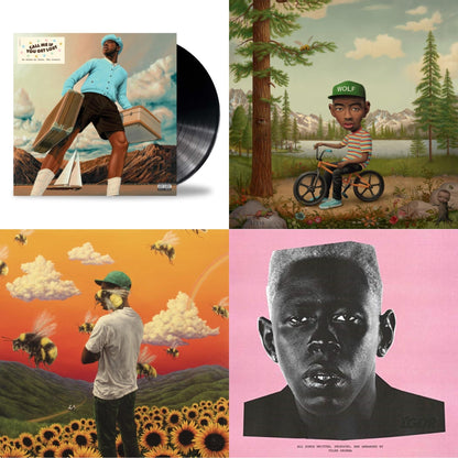 This is a 4 LP Vinyl SKU bundle.
1.This LP Vinyl is brand new.Format: LP VinylMusic Style: TrapThis item's title is: Call Me If You Get Lost (X) (2LP)Artist:  The Creator TylerLabel: COLUMBIABarcode: 194399166413Release Date: 6/24/2022
2.This LP Vinyl is brand new.