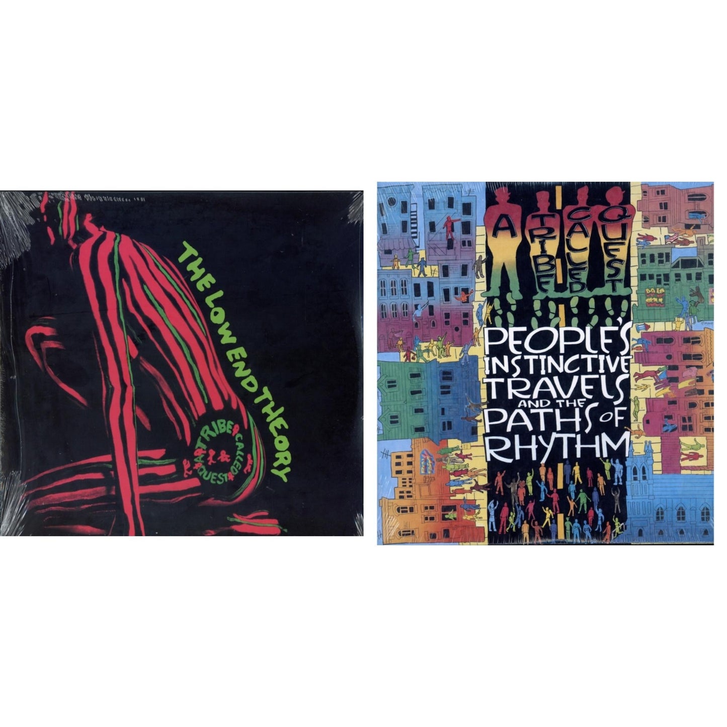 This is a 2 LP Vinyl SKU bundle.
1.This LP Vinyl is brand new.Format: LP VinylMusic Style: ConsciousThis item's title is: Low End TheoryArtist: Tribe Called QuestLabel: LEGACYBarcode: 012414141811Release Date: 11/12/1996
2.This LP Vinyl is brand new.