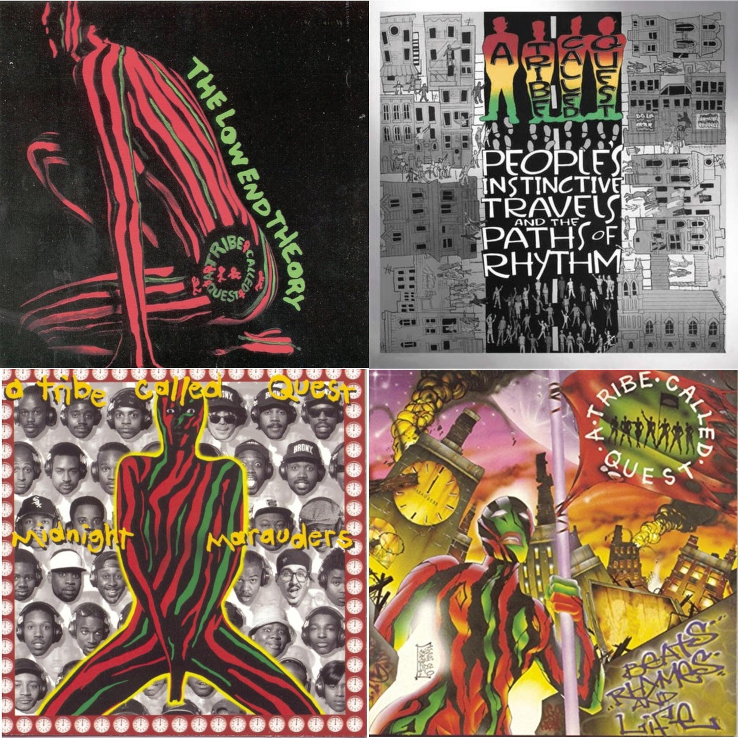 This is a 4 CD SKU bundle.
1.This CD is brand new.Format: CDMusic Style: ConsciousThis item's title is: Low End TheoryArtist: Tribe Called QuestLabel: LEGACYBarcode: 012414141828Release Date: 9/24/1991
2.This CD is brand new.