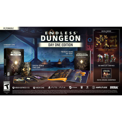 This is brand new.ENDLESS Dungeon is a blend of roguelite and tactical action set in the award-winning ENDLESS Universe. Plunge into an abandoned space station, recruit a team of shipwrecked heroes, and protect your crystal against never-ending waves of monsters…or die trying, get reloaded, and try again.