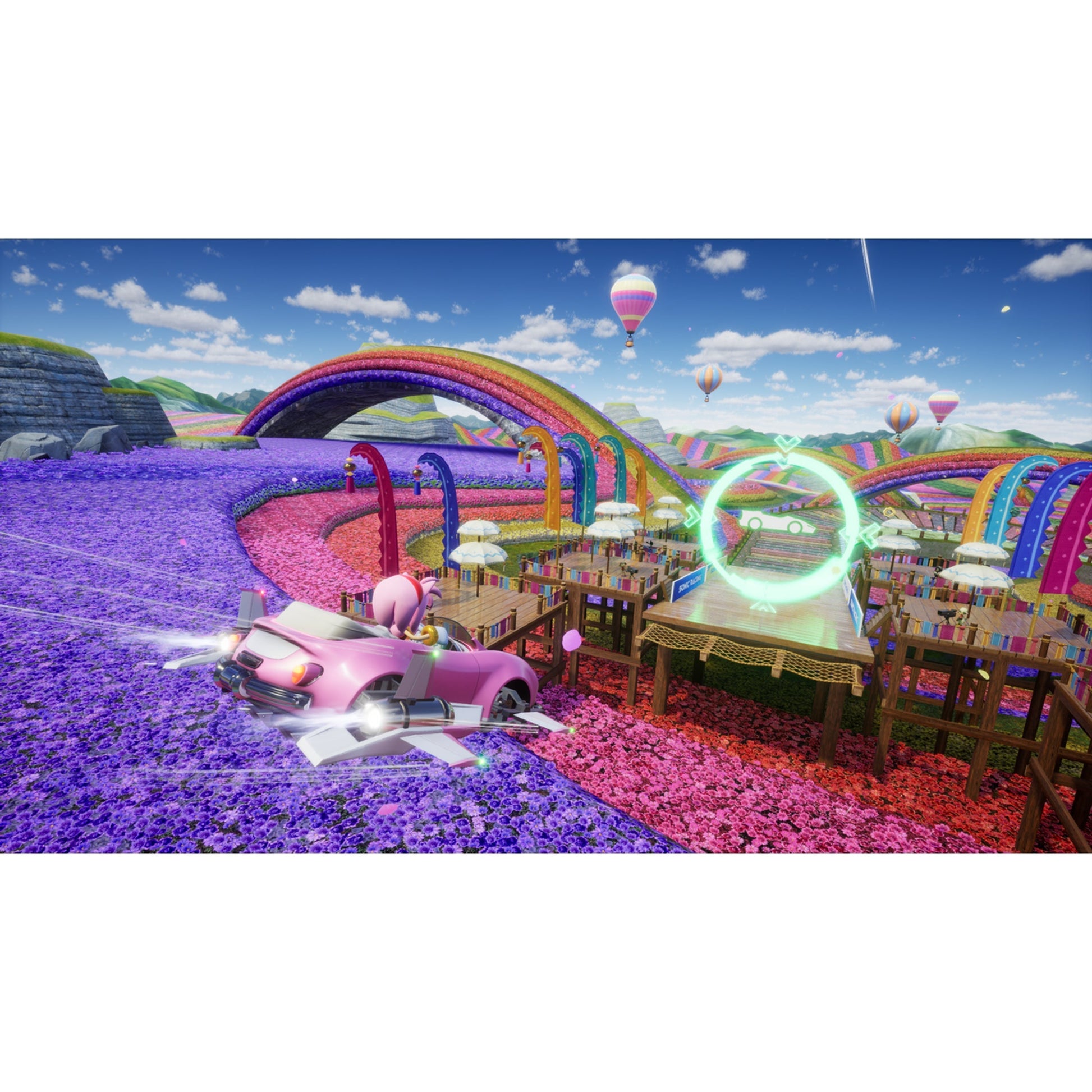 This is brand new.Race across land, sea, air, space, and time in Sonic Racing: CrossWorlds! Warp through Travel Rings into new dimensions where something new awaits around every twist and turn.