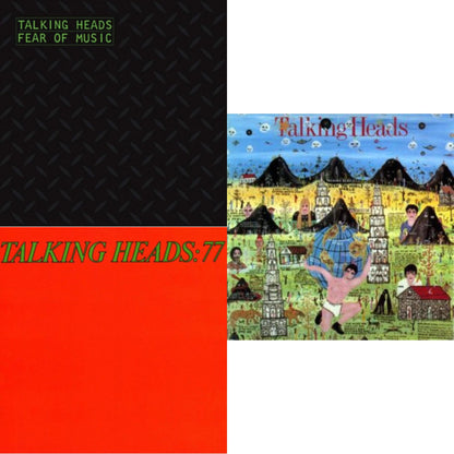 This is a 3 LP Vinyl SKU bundle.
1.This LP Vinyl is brand new.Format: LP VinylMusic Style: LeftfieldThis item's title is: Fear Of MusicArtist: Talking HeadsLabel: RHINO/WARNER BROS.Barcode: 081227965549Release Date: 8/6/2013
2.This LP Vinyl is brand new.