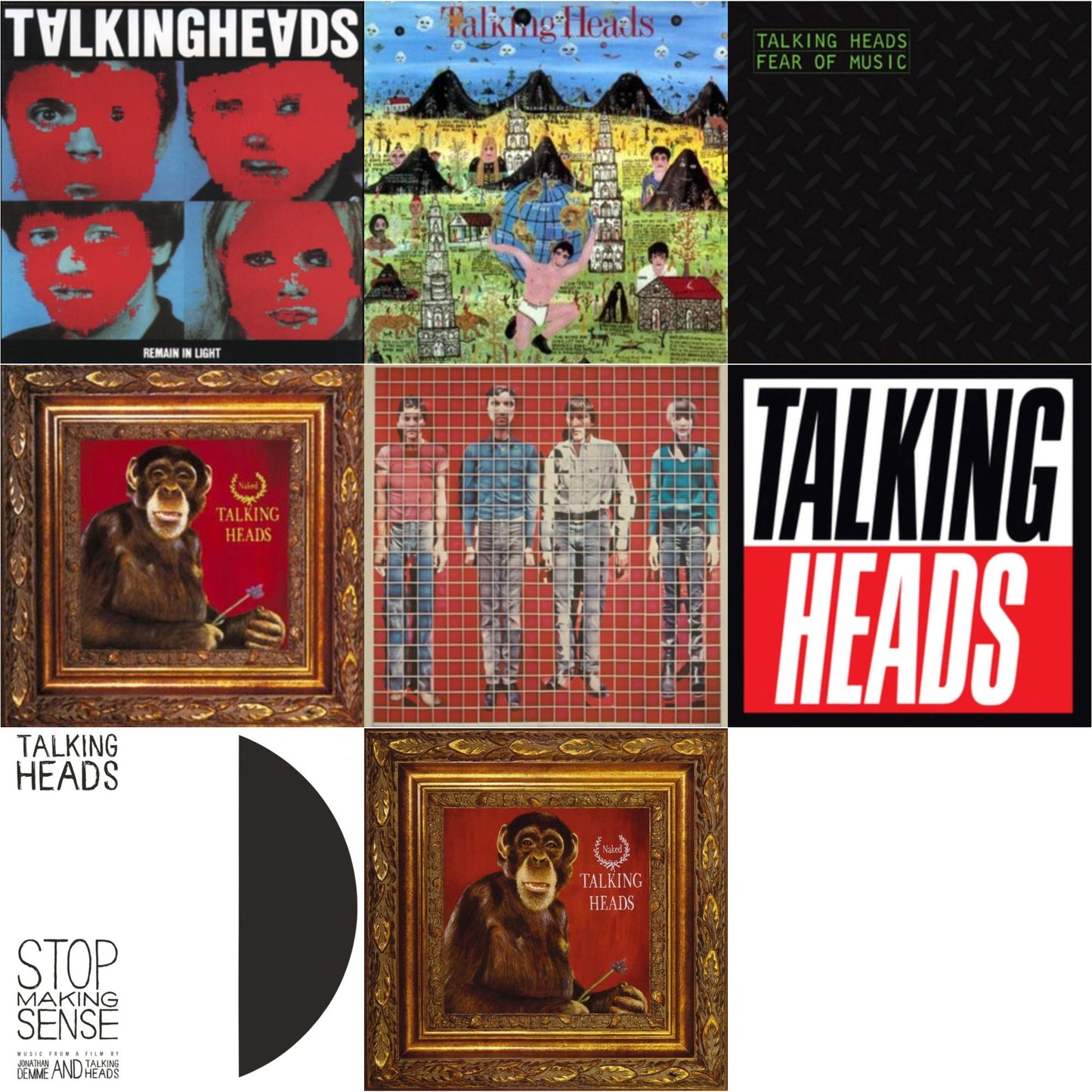 This is a 8 LP Vinyl SKU bundle.
1.This LP Vinyl is brand new.Format: LP VinylMusic Style: Art RockThis item's title is: Remain In LightArtist: Talking HeadsLabel: SireBarcode: 081227080211Release Date: 4/1/2013
2.This LP Vinyl is brand new.