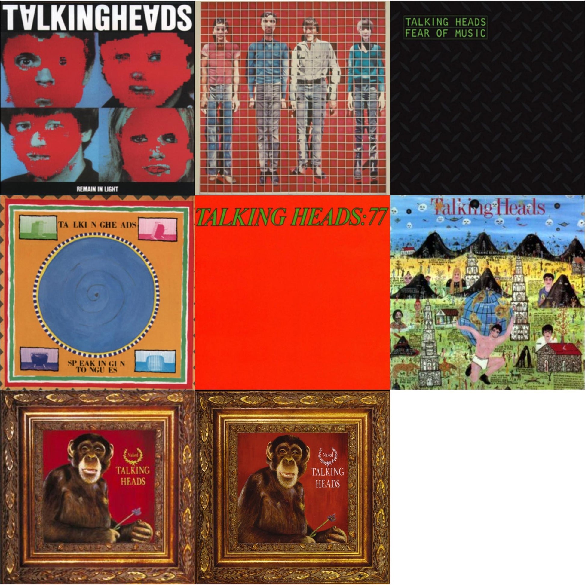 This is a 8 LP Vinyl SKU bundle.
1.This LP Vinyl is brand new.Format: LP VinylMusic Style: Art RockThis item's title is: Remain In LightArtist: Talking HeadsLabel: SireBarcode: 081227080211Release Date: 4/1/2013
2.This LP Vinyl is brand new.