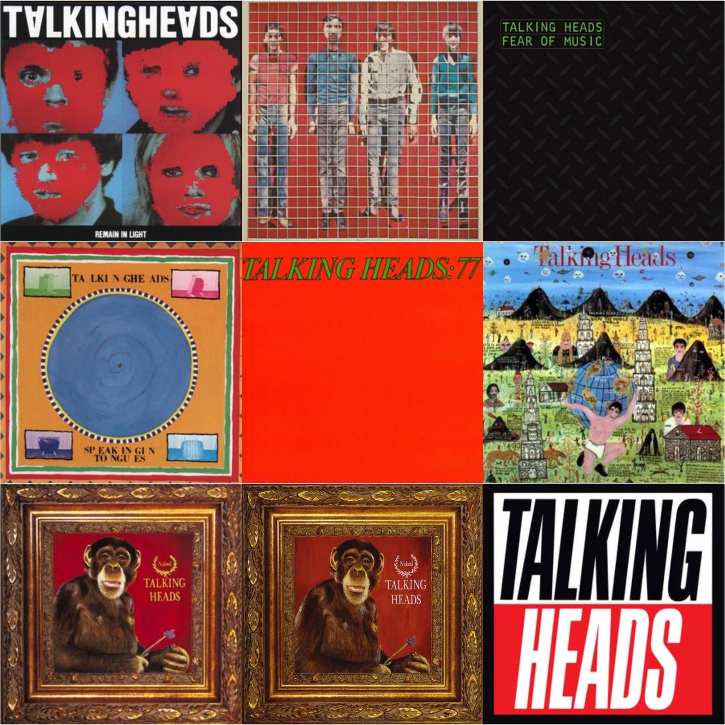 This is a 9 LP Vinyl SKU bundle.
1.This LP Vinyl is brand new.Format: LP VinylMusic Style: Art RockThis item's title is: Remain In LightArtist: Talking HeadsLabel: SireBarcode: 081227080211Release Date: 4/1/2013
2.This LP Vinyl is brand new.