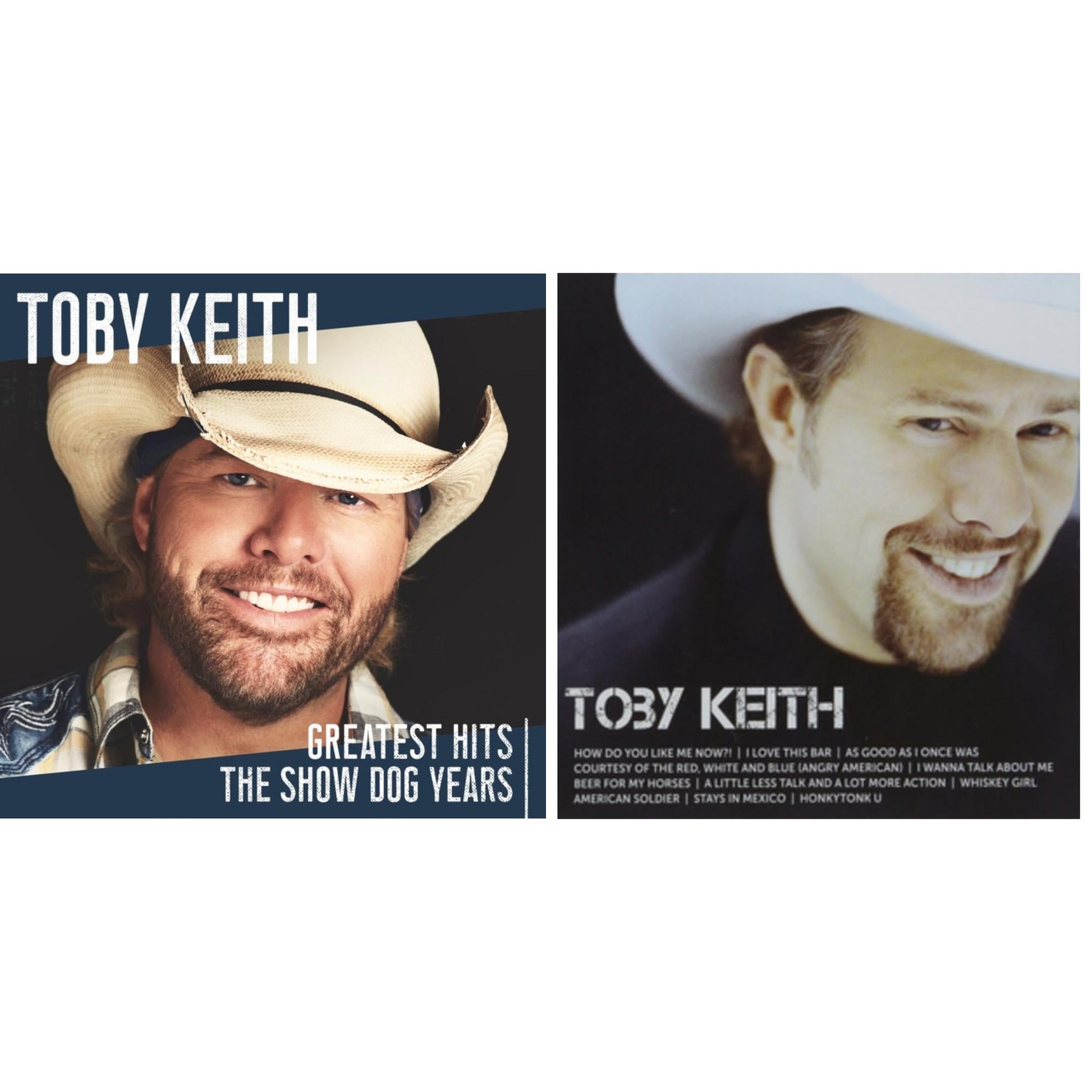 This is a 2 CD SKU bundle.
1.This CD is brand new.Format: CDMusic Style: BopThis item's title is: Greatest Hits: The Show Dog YearsArtist: Toby KeithLabel: Rainbowcd.comBarcode: 644216240364Release Date: 10/25/2019
2.This CD is brand new.