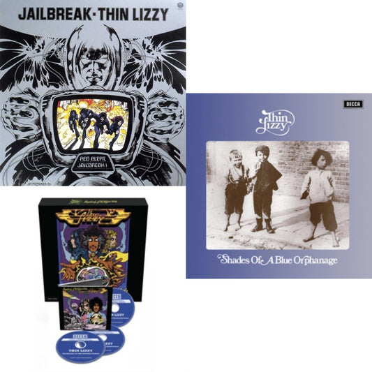 This is a 3 CD SKU bundle.
1.This CD is brand new.Format: CDMusic Style: Hard RockThis item's title is: JailbreakArtist: Thin LizzyLabel: MERCURYBarcode: 042282278524Release Date: 5/15/1990
2.This CD is brand new.