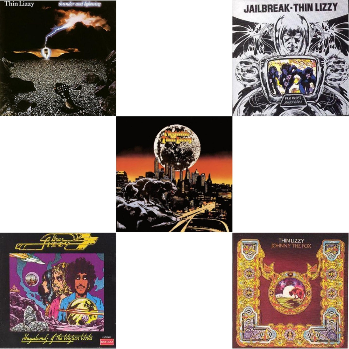 Thunder & Lightning & Vagabonds Of The Western World & Night Life & Jailbreak & Johnny The Fox (Remastered)