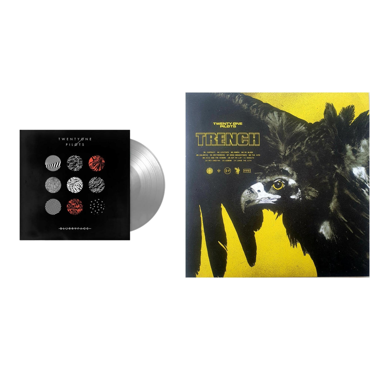 Blurryface (Silver LP Vinyl Fbr Anniversary) & Trench (2LP/Dl Code)