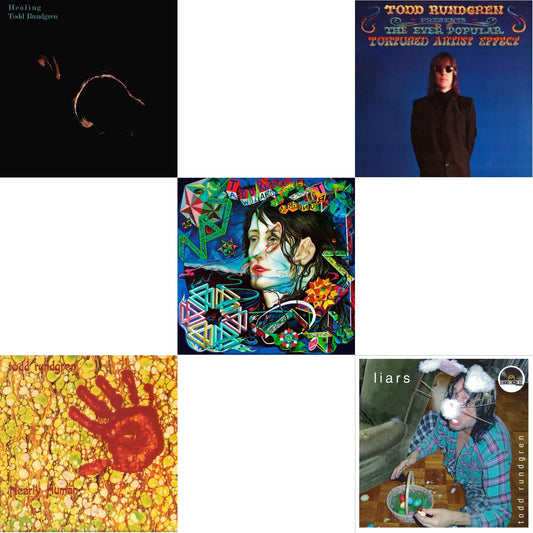 Todd Rundgren - Healing (Clear LP Vinyl/Translucent Blue 7Inch) & Nearly Human (180G/Translucent Yellow LP Vinyl/Limited Tour Edition) & Wizard A True Star (Turquoise Blue Vinyl/Limited/2LP/Tour Edition/Gatefold Cover/180G) & Ever Popular Tortured