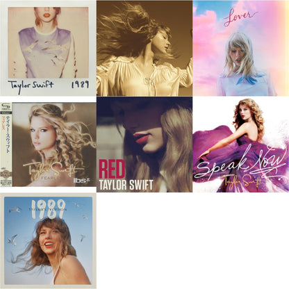 This is a 7 CD SKU bundle.
1.This CD is brand new.Format: CDMusic Style: CountryThis item's title is: FearlessArtist: Taylor SwiftLabel: Big Machine RecordsBarcode: 4988005724175Release Date: 10/24/2012
2.This CD is brand new.