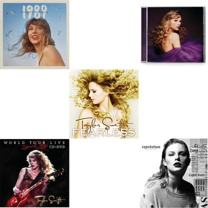 This is a 5 CD SKU bundle.
1.This CD is brand new.Format: CDMusic Style: CountryThis item's title is: Speak Now (Taylor's Version) (2CD)Artist: Taylor SwiftLabel: TAYLOR SWIFT/REPUBLIC RECORDSBarcode: 602455678249Release Date: 7/7/2023
2.This CD is brand new.