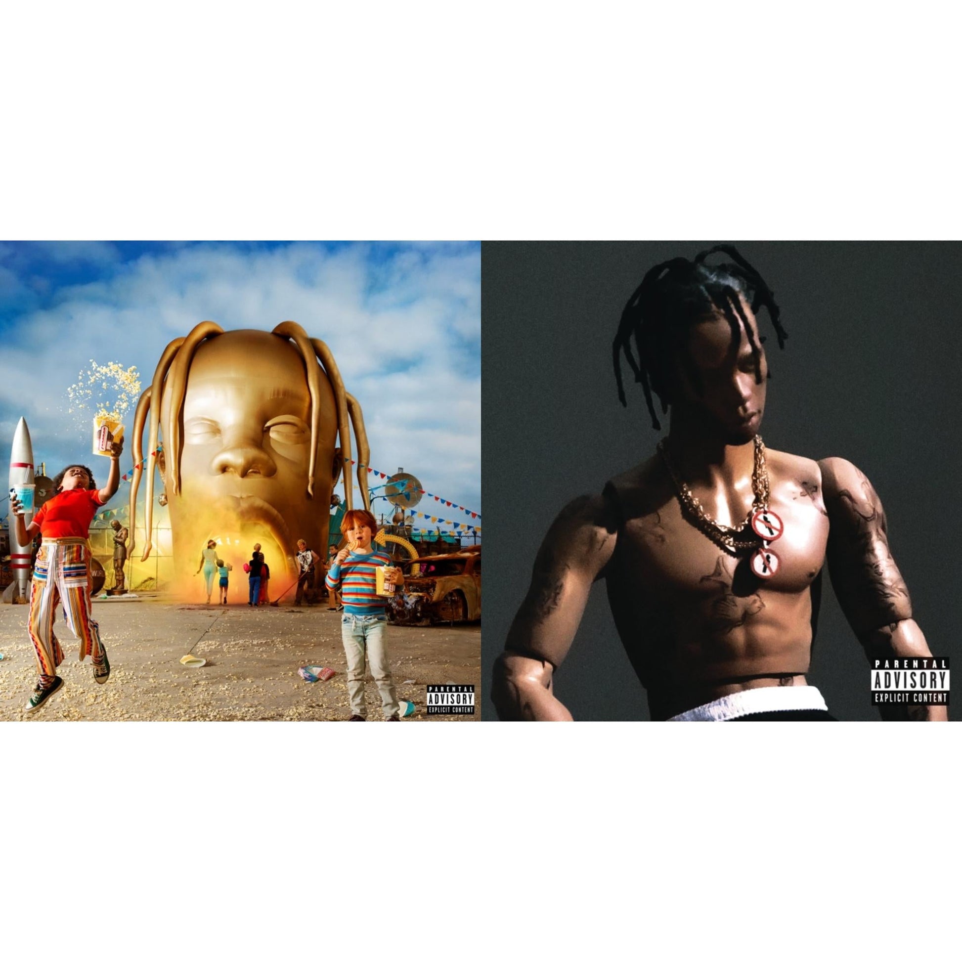 This is a 2 CD SKU bundle.
1.This CD is brand new.Format: CDMusic Style: TrapThis item's title is: AstroworldArtist: Travis ScottLabel: SONYBarcode: 190758883625Release Date: 10/12/2018
2.This CD is brand new.