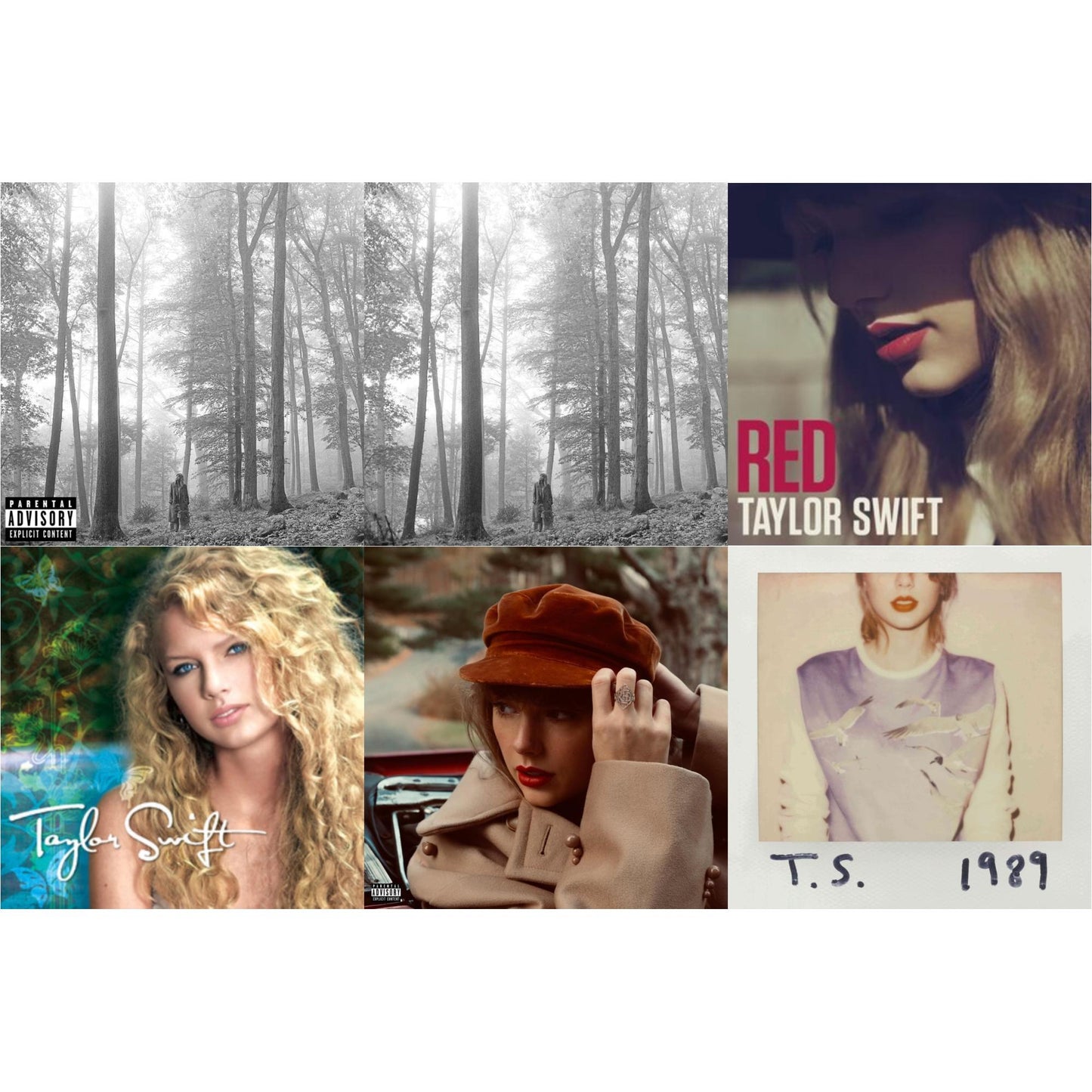 This is a 6 CD SKU bundle.
1.This CD is brand new.Format: CDMusic Style: VocalThis item's title is: Folklore (Edited)Artist: Taylor SwiftLabel: REPUBLICBarcode: 602435034799Release Date: 8/7/2020
2.This CD is brand new.
