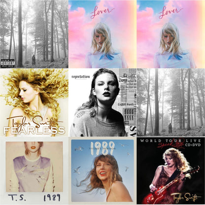 This is a 9 CD SKU bundle.
1.This CD is brand new.Format: CDMusic Style: VocalThis item's title is: Folklore (Edited)Artist: Taylor SwiftLabel: REPUBLICBarcode: 602435034799Release Date: 8/7/2020
2.This CD is brand new.
